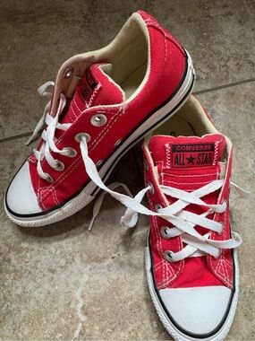 Kids Converse Slip-On Shoes with new shoelaces